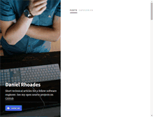 Tablet Screenshot of danielrhoades.com